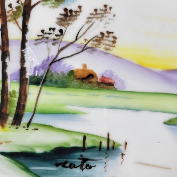 2 Vintage Chugai China Collector's Plates Made in Japan - Picture 2 of 11